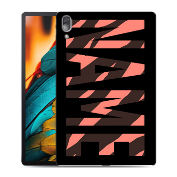 Силиконовый чехол на Lenovo Tab P11 Pro с принтом NAME
