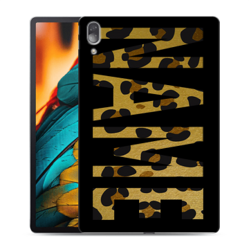 Силиконовый чехол на Lenovo Tab P11 Pro с принтом NAME