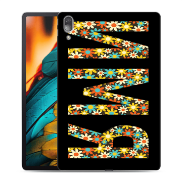 Силиконовый чехол на Lenovo Tab P11 Pro с принтом ИМЯ