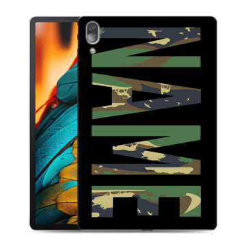 Силиконовый чехол на Lenovo Tab P11 Pro с принтом NAME