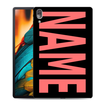 Силиконовый чехол на Lenovo Tab P11 Pro с принтом NAME
