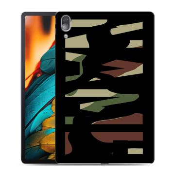 Силиконовый чехол на Lenovo Tab P11 Pro с принтом NAME