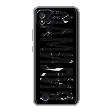 Силиконовый чехол на Realme C20 с принтом ФАМИЛИЯ