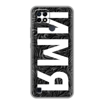 Силиконовый чехол на Realme C21 с принтом ИМЯ