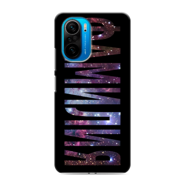 Силиконовый чехол на Xiaomi Poco F3 с принтом ФАМИЛИЯ