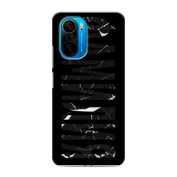 Силиконовый чехол на Xiaomi Poco F3 с принтом ФАМИЛИЯ