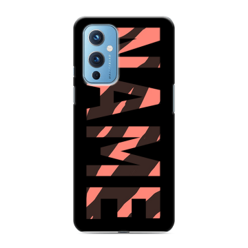 Силиконовый чехол на OnePlus 9 с принтом NAME