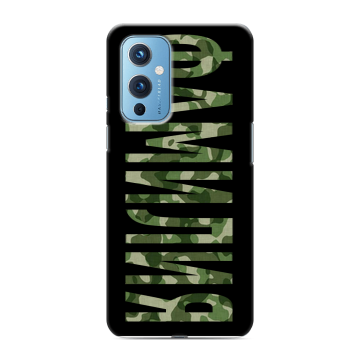 Силиконовый чехол на OnePlus 9 с принтом ФАМИЛИЯ