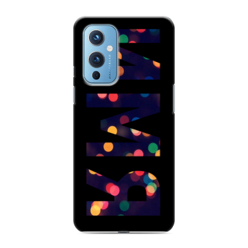 Силиконовый чехол на OnePlus 9 с принтом ИМЯ
