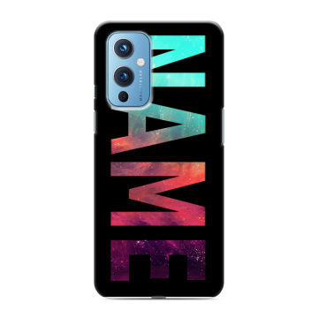 Силиконовый чехол на OnePlus 9 с принтом NAME