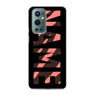 Силиконовый чехол на OnePlus 9 Pro с принтом NAME