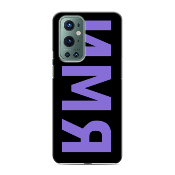 Силиконовый чехол на OnePlus 9 Pro с принтом ИМЯ