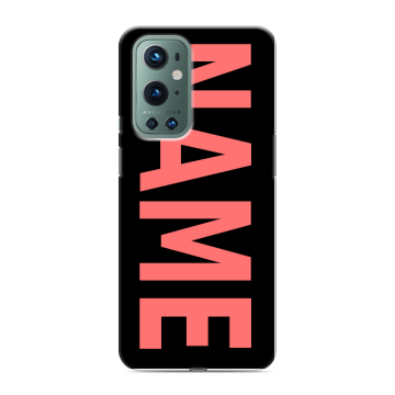 Силиконовый чехол на OnePlus 9 Pro с принтом NAME