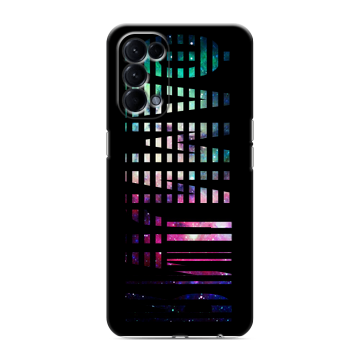 Силиконовый чехол на OPPO Reno5 с принтом ФАМИЛИЯ