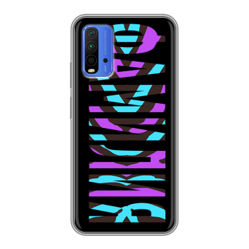Силиконовый чехол на Xiaomi RedMi 9T с принтом ФАМИЛИЯ