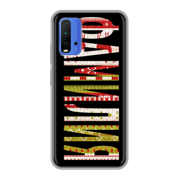 Силиконовый чехол на Xiaomi RedMi 9T с принтом ФАМИЛИЯ