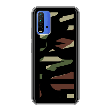 Силиконовый чехол на Xiaomi RedMi 9T с принтом NAME