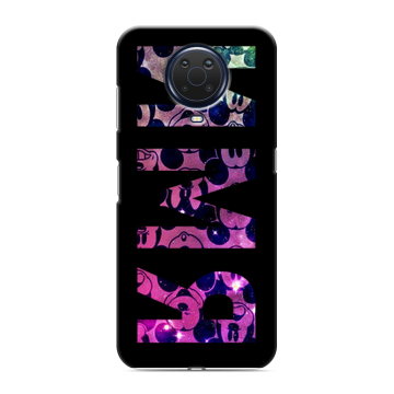 Силиконовый чехол на Nokia G20 с принтом ИМЯ