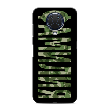Силиконовый чехол на Nokia G20 с принтом ФАМИЛИЯ