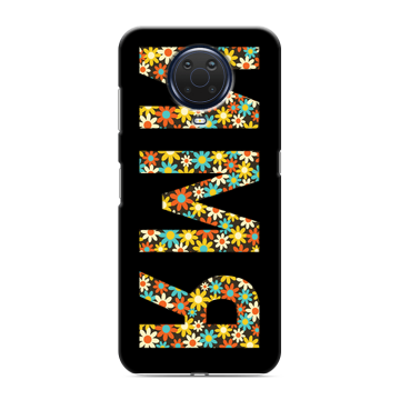 Силиконовый чехол на Nokia G20 с принтом ИМЯ
