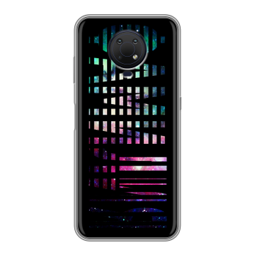 Силиконовый противоударный чехол на Nokia G10 с принтом ФАМИЛИЯ