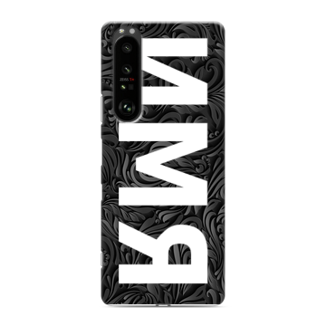 Силиконовый чехол на Sony Xperia 1 III с принтом ИМЯ