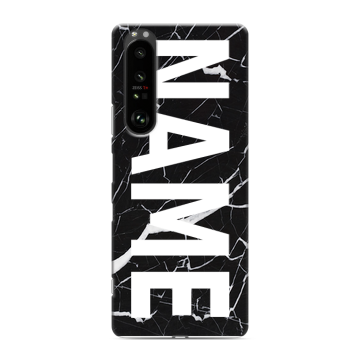 Силиконовый чехол на Sony Xperia 1 III с принтом NAME