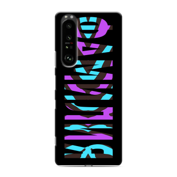 Силиконовый чехол на Sony Xperia 1 III с принтом ФАМИЛИЯ