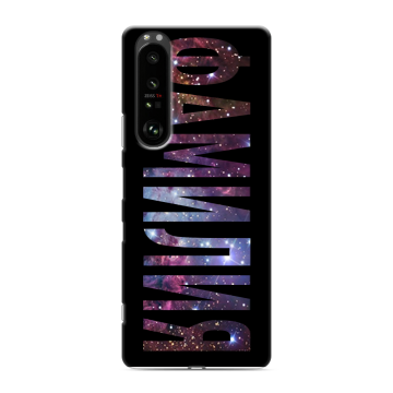 Силиконовый чехол на Sony Xperia 1 III с принтом ФАМИЛИЯ