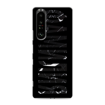 Силиконовый чехол на Sony Xperia 1 III с принтом ФАМИЛИЯ