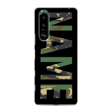 Силиконовый чехол на Sony Xperia 5 III с принтом NAME