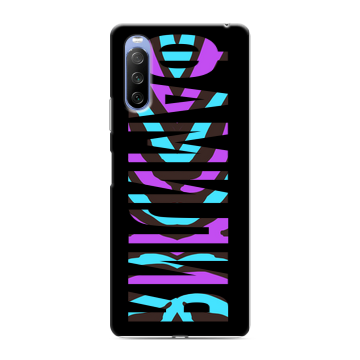 Силиконовый противоударный чехол на Sony Xperia 10 III с принтом ФАМИЛИЯ