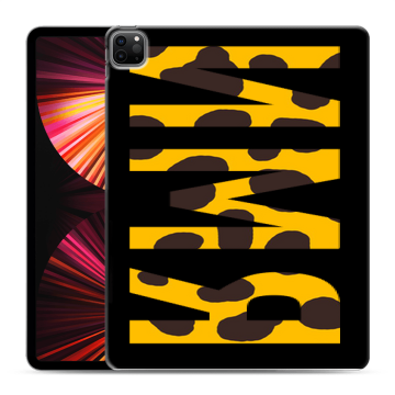 Силиконовый чехол на Ipad Pro 12.9 (2021) с принтом ИМЯ
