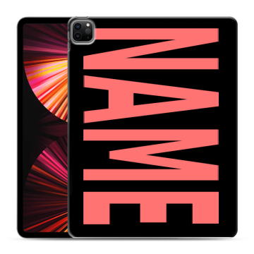 Силиконовый чехол на Ipad Pro 12.9 (2021) с принтом NAME