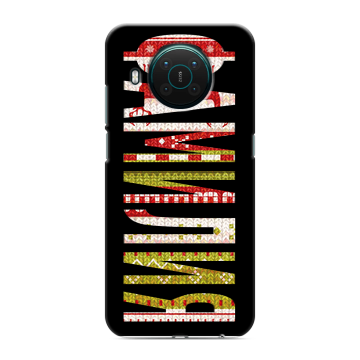 Силиконовый противоударный чехол на Nokia X10 с принтом ФАМИЛИЯ