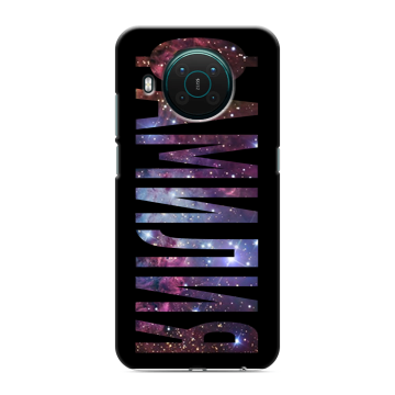 Силиконовый противоударный чехол на Nokia X10 с принтом ФАМИЛИЯ