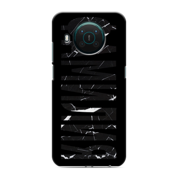 Силиконовый противоударный чехол на Nokia X10 с принтом ФАМИЛИЯ