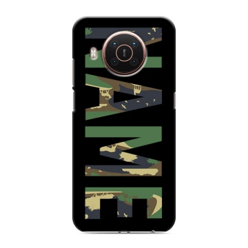 Силиконовый противоударный чехол на Nokia X20 с принтом NAME