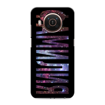 Силиконовый противоударный чехол на Nokia X20 с принтом ФАМИЛИЯ