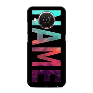 Силиконовый противоударный чехол на Nokia X20 с принтом NAME