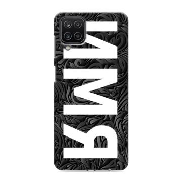 Силиконовый чехол на Samsung Galaxy M12 с принтом ИМЯ