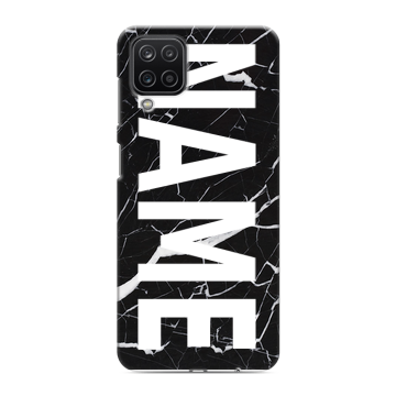 Силиконовый чехол на Samsung Galaxy M12 с принтом NAME