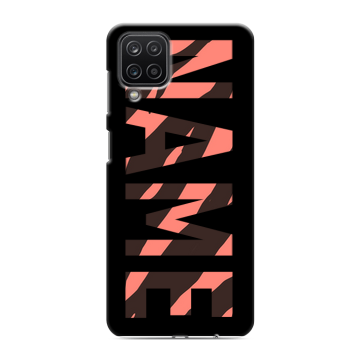 Силиконовый чехол на Samsung Galaxy M12 с принтом NAME