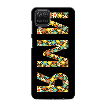 Силиконовый чехол на Samsung Galaxy M12 с принтом ИМЯ