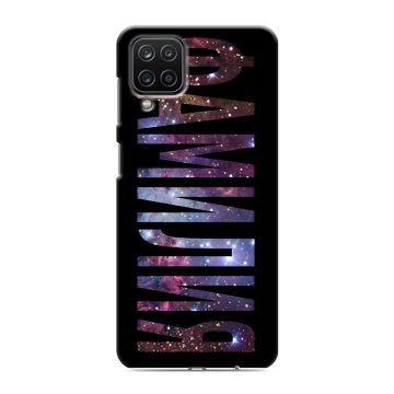 Силиконовый чехол на Samsung Galaxy M12 с принтом ФАМИЛИЯ