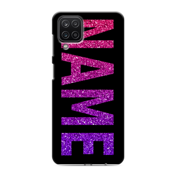 Силиконовый чехол на Samsung Galaxy M12 с принтом NAME