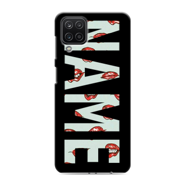 Силиконовый чехол на Samsung Galaxy M12 с принтом NAME