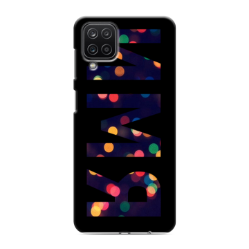 Силиконовый чехол на Samsung Galaxy M12 с принтом ИМЯ