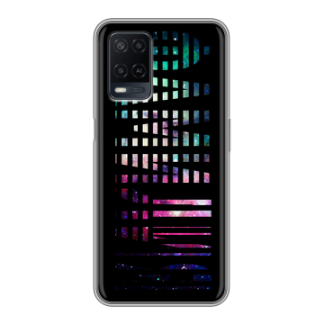 Силиконовый чехол на OPPO A54 с принтом ФАМИЛИЯ