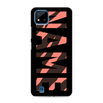 Силиконовый чехол на Realme C11 (2021) с принтом NAME